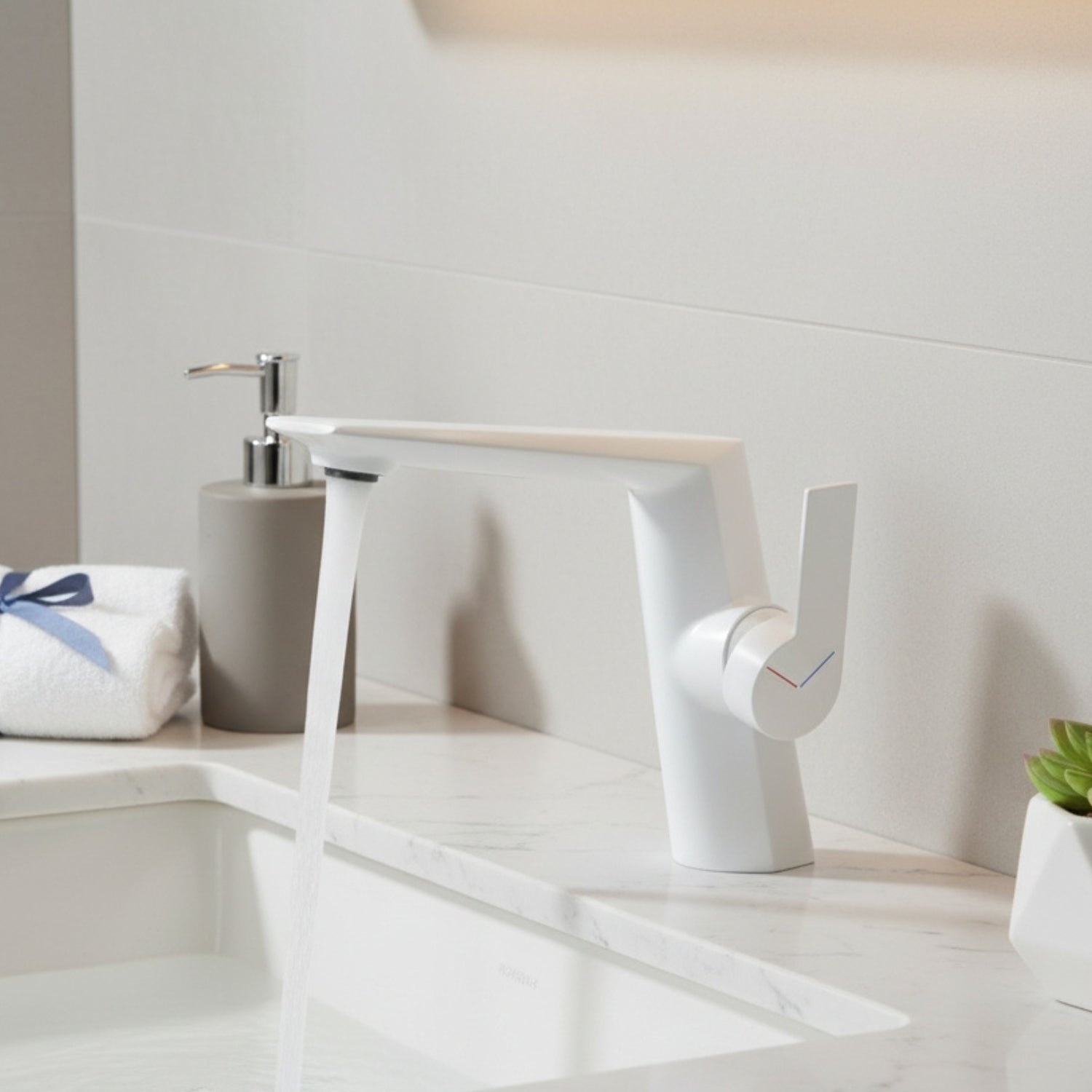 Halsa - Single Handle Mixer Bathroom Sink Faucet