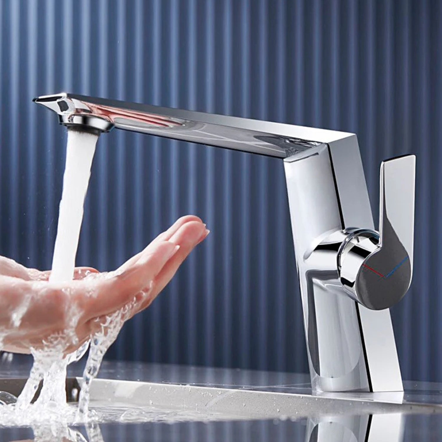 Halsa - Single Handle Mixer Bathroom Sink Faucet